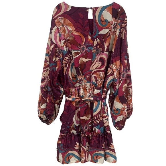 NEW Baltic Born Tally Mini Dress Color Tropical Paradise Floral Lined Size 3X - Picture 5 of 12